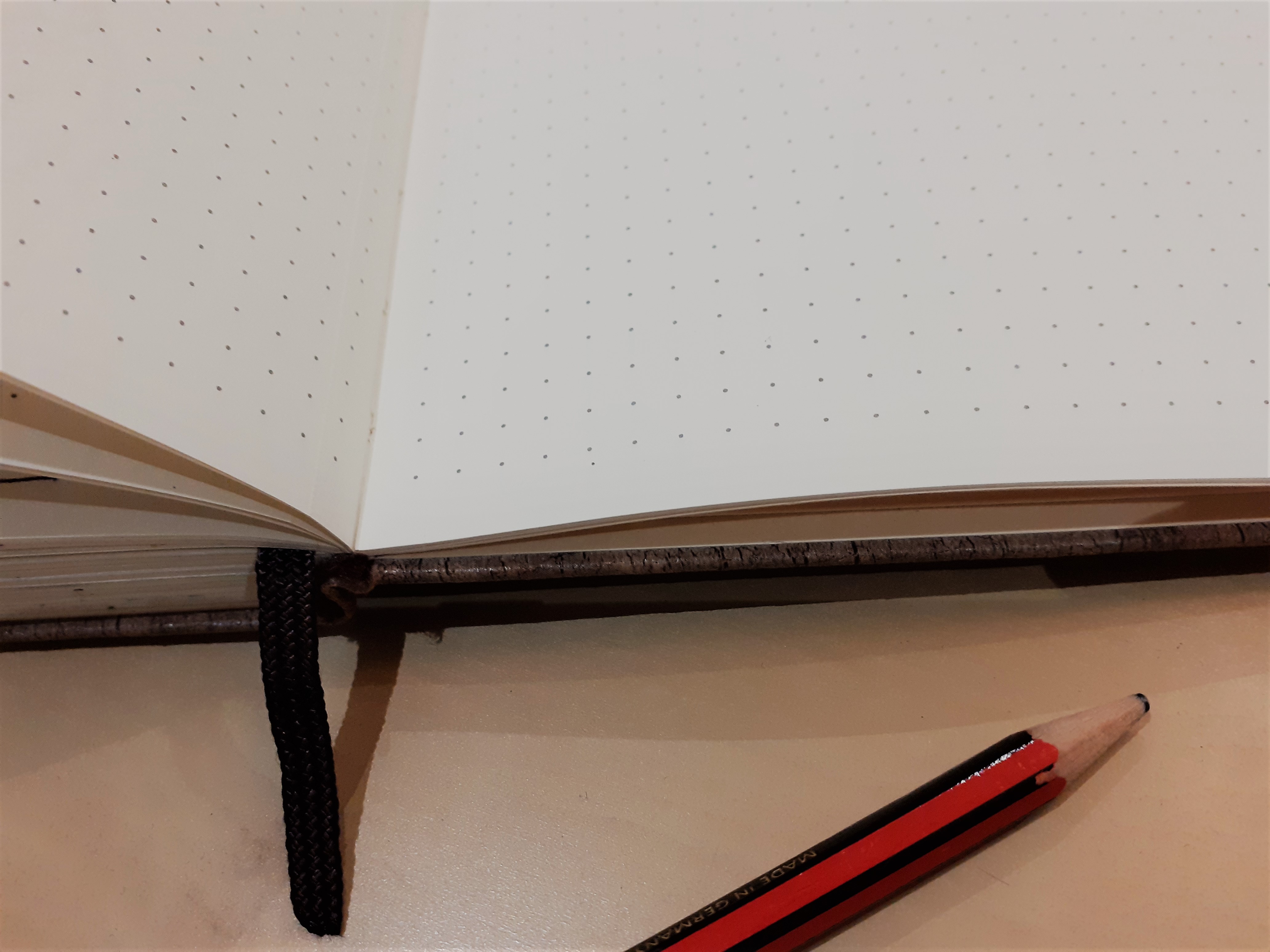 Zoom sur une page pointillée